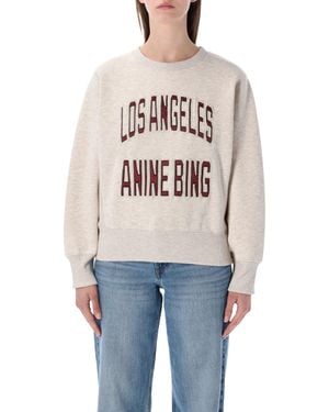 Anine Bing Mini Shrunken Graphic T-Shirt - Blue