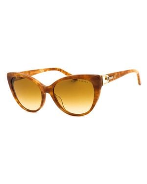 Ralph Lauren Sunglasses Cat Eye Full Rim, Havana Frame And Gradient Lens Rl8215Bu60832L - Brown