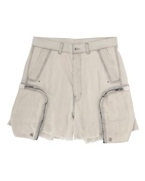 Rick Owens Bauhaus Shorts - Natural