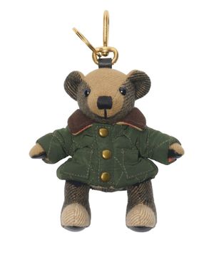 Burberry Mini Quilted Jacket With Corduroy Collar - Green