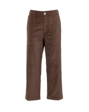 Jejia Mini Pants With Pocket - Brown