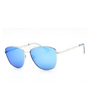Privé Revaux The Houston Oval Sunglasses - Blue