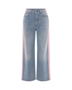 Fiorucci High-Rise Wide-Leg Jeans - Blue