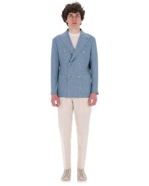 Barba Napoli Stylish Jacket - Blue