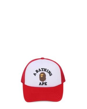 A Bathing Ape Embroidered Logo Baseball Hat