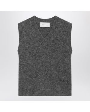 Ami Paris Vest Mélange - Gray