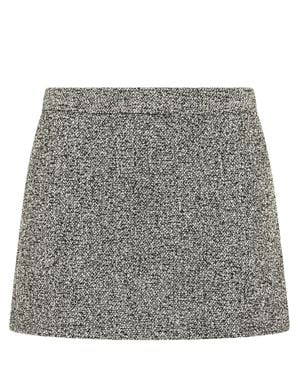 MICHAEL Michael Kors Tweed Mini Skirt - Gray