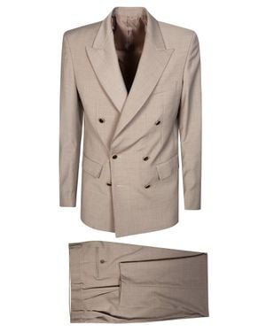 MARSĒM Light Six Button Suit - Gray