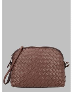 Dragon Diffusion Chunky Fellini Mini Leather Pochette Clutch For - Brown