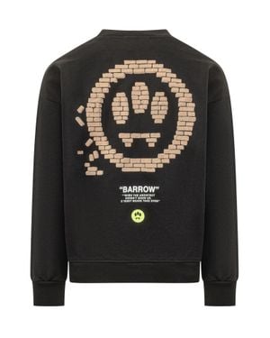 Barrow Graphic Crewneck Sweatshirt - Black