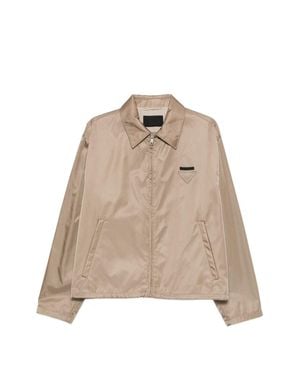 Prada Neutrals Jackets - Natural