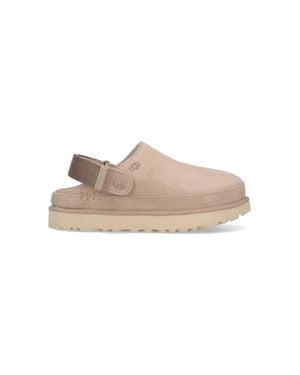 UGG Adjustable Heel Strap Sandal With Eva Footbed - Natural