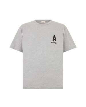 Autry Cotton Logo T-Shirt - Gray