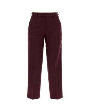 PT Torino Cotton And Virgin Wool Blend Pants For - Purple