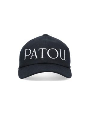 Patou Logo Baseball Cap - Blue