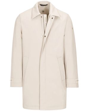 Manuel Ritz Polyester Coat - Natural