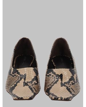 KHAITE Chic Animal Print Heels - Black
