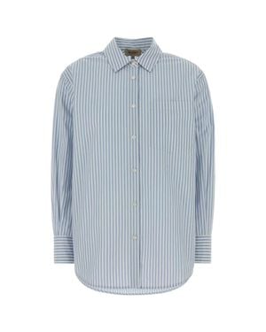 Woolrich Embroidered Poplin Shirt - Blue