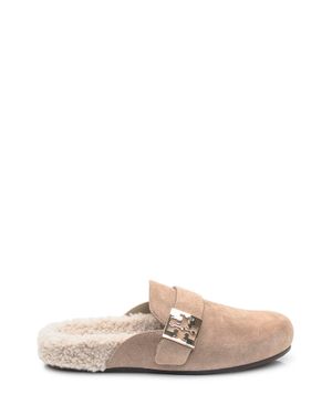 Tory Burch Suede Flats - Pink