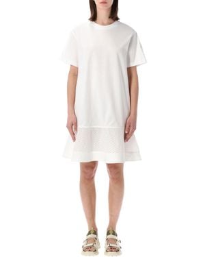 Moncler Chic Mini Dress For - White