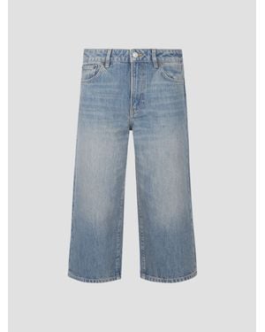 Jeanerica Light Vintage Mini Shorts - Blue