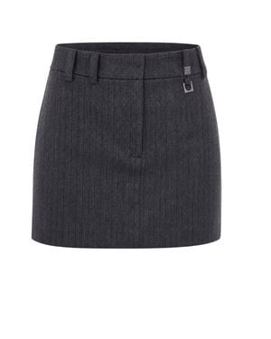 Patrizia Pepe Fitted Mini Skirt - Black