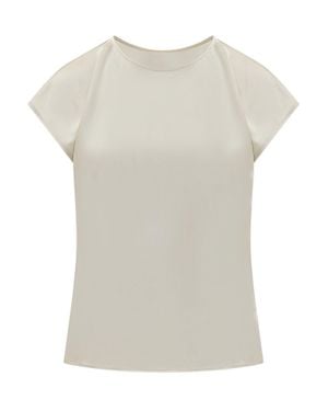 Calvin Klein Sleeveless V-Neck Mini Top - White