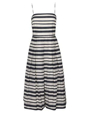 Ralph Lauren Striped Wide-Leg Jumpsuit - Blue