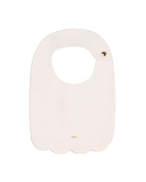 Chloé Mini Cotton Pajama Set For Girls - White