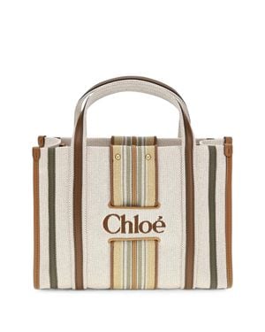 Chloé Woody Loop S936 Shoulder Bag - White