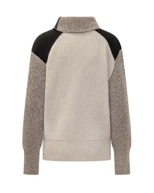 Stella McCartney Altered Knit Mini Sweater - Natural