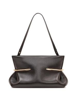 Givenchy Mini Clutch With Metallic Detailing - Black