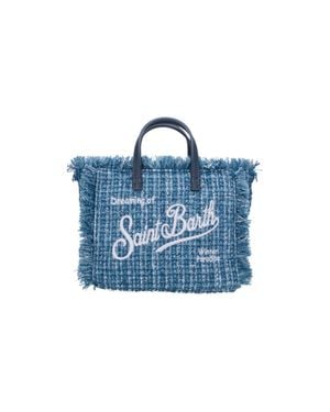 MC2 Saint Barth Fringed Tote Bag - Blue