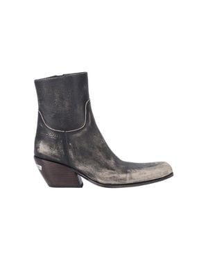 Balenciaga 100% Bull Leather Boots - White