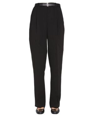 Tory Burch Regular Fit Pants - Black
