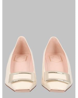 Roger Vivier Pumps Belle Vivier Leather - Natural