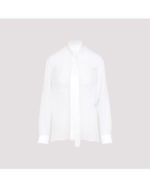 Dolce & Gabbana Exquisite Silk Shirt For - White