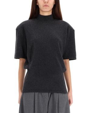 Jacquemus Wool And Cashmere Sweater - Black