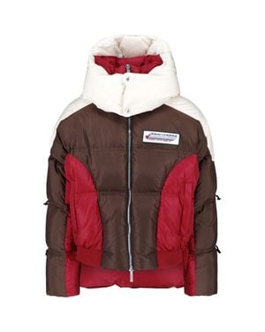 DSquared² Oversized Hooded Puffer Jacket - Red