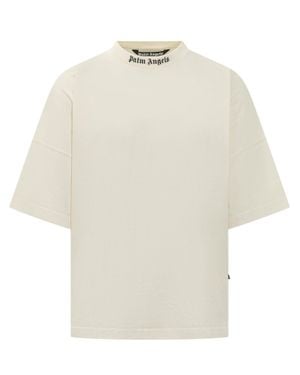 Palm Angels Classic Logo Over Tee - White