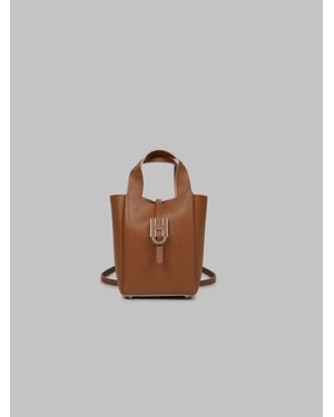 Hogan Calfskin Mini Shoulder Bag - White
