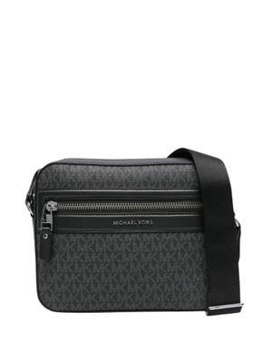 Michael Kors Jet Set Signature Logo Crossbody Bag - Black