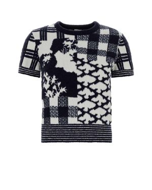 Loewe Short Sleeve Sweater - Black