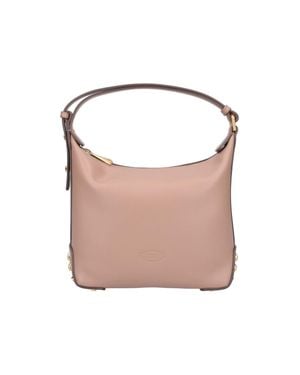 Tod's Calf Leather Crossbody Bag - Pink