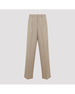 Celine Pleated Pants - Natural