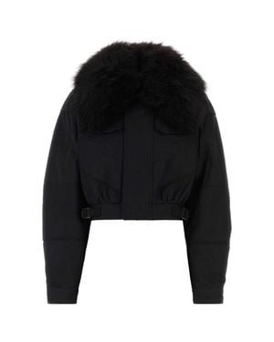 DSquared² Wait No Brand: Padded Cotton-Blend Jacket For - Black