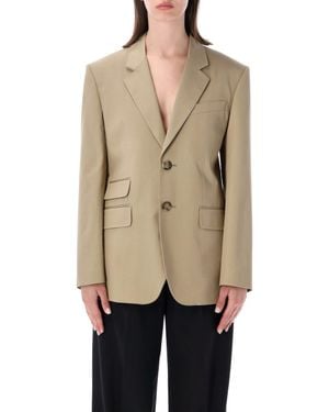 Ami Paris Chic Structured Jacket - Natural