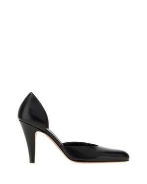 The Row Slip On Pumps - Black