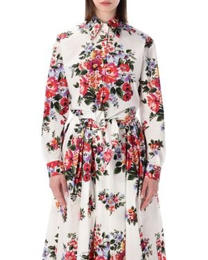 Dolce & Gabbana Floral Print T-Shirt For - White