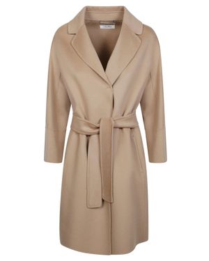 Max Mara Arona Overcoat For - Natural